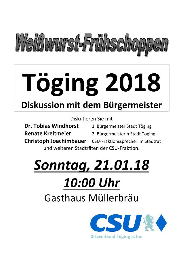 2018-01-21 Töging 2018 Logo-1